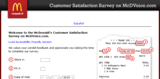 www.mcdvoice.com For McDonald’s Customer Satisfaction Survey