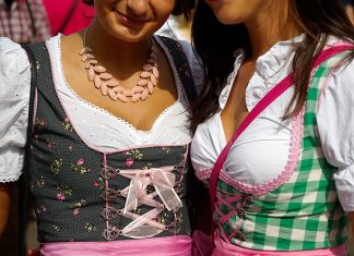 German Lady Dress—Traditional German outfit ‘Dirndl’