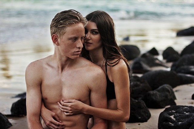 adult, beach, interaction adult, beach, interaction