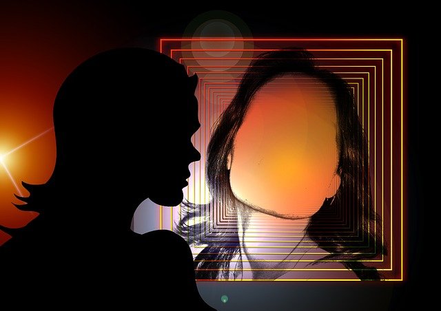 face, empty, woman