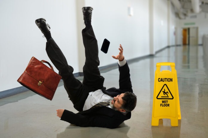 Businessman Falling