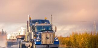 white and blue truck on road during daytime