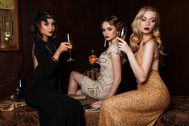 three, women, fashion