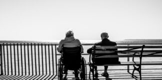 couple sitting on the bench