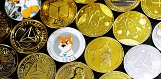 gold and silver round coins