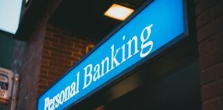 blue and white UNKs coffee shop signage