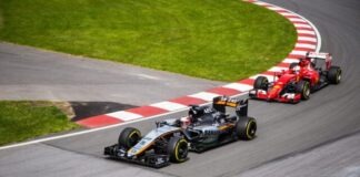 black and red racing car during daytime