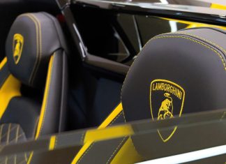 Lamborghini Crash in West L.A. Yields $18 Million? yellow and black Lamborghini car seat covers