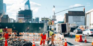 construction worker on street