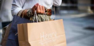 brown Henry paper bag