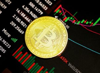 The excellence of Blockchain factors to various businesses! gold round coin on black surface