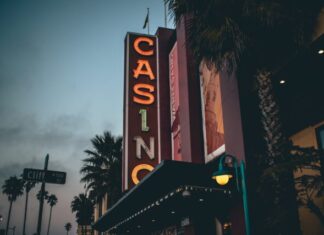 Casino marquee signage