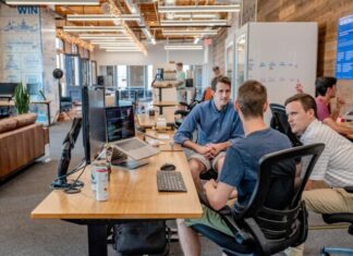 How to Create a Scalable Digital Business Strategy three men sitting on chair beside tables
