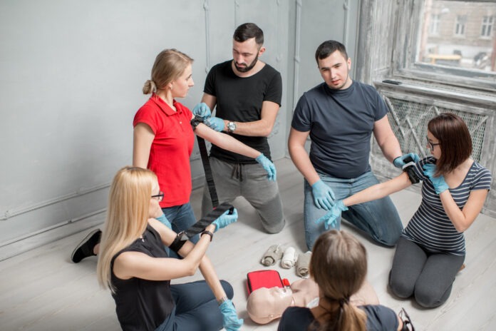 First aid training