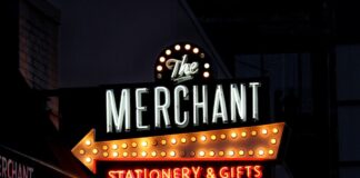 UNKs coffee shop during night time