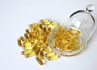 6 Vitamins You Should Take for Your Gut Health fish oil, capsule, yellow