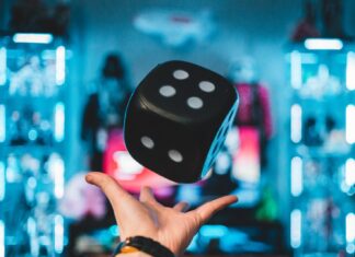 What You Need to Know Before Going Pro in Sports Betting person's left palm about to catch black dice