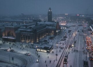 How Can BTC Make a Great Impact on the Economy of Finland? aerial photography of street at night covered with snow