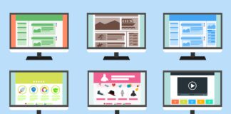 website, page, template
