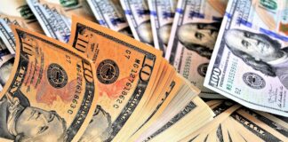 cash register, money, dollars