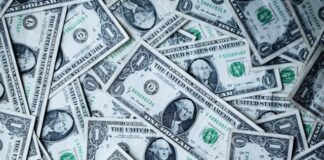 1 U.S.A dollar banknotes