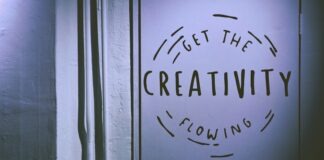 Creativity flowing advertisement