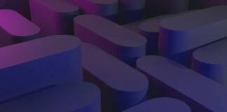 red and purple theater seat