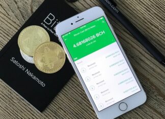 Bitcoin Trading System Impacts on the Businesses of Kenya silver iPhone 6 beside two coins