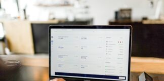 person using MacBook pro