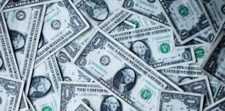 1 U.S.A dollar banknotes