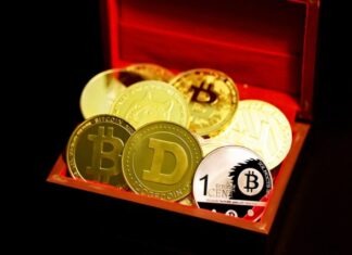 Advantages of DAG Cryptocurrencies in a Blockchain Dominated World gold and red round coins