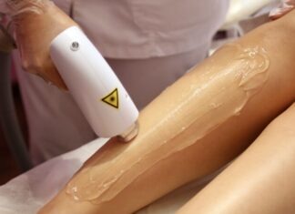 Laser Hair Removal For Men: A Tell-All You Must Hear! a woman getting a laser on her leg