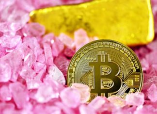 DeFi and Bitcoin: An Introductory Guide gold and black round ornament