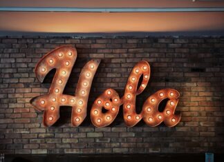 Hola LED signage