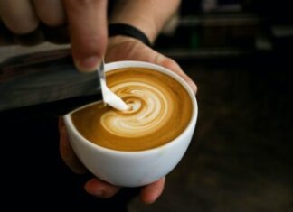 State-of-the-art Cappuccino Makers – Savor the Richness of a Perfectly Crafted Brew! coffee in white ceramic container