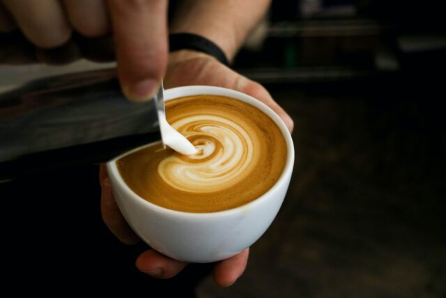 Photo by Taylor Franz coffee in white ceramic container