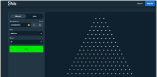 legal game Plinko in the casino