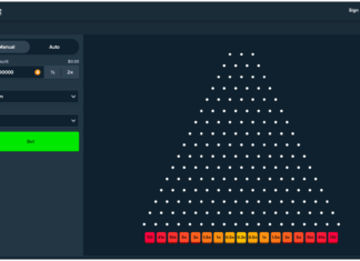 legal game Plinko in the casino