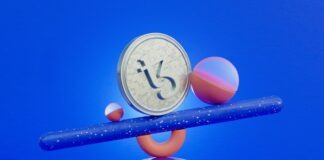 a clock and some balls on a blue surface