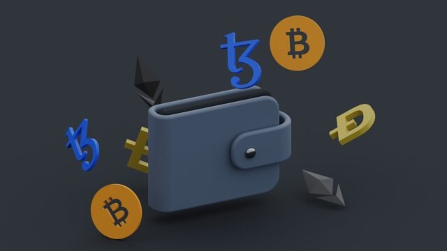 Photo by Shubham Dhage a wallet with bitcoins falling out of it