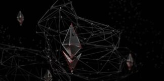 a computer generated image of a red diamond
