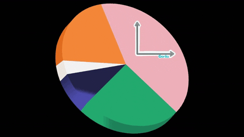 A gif of a pie chart