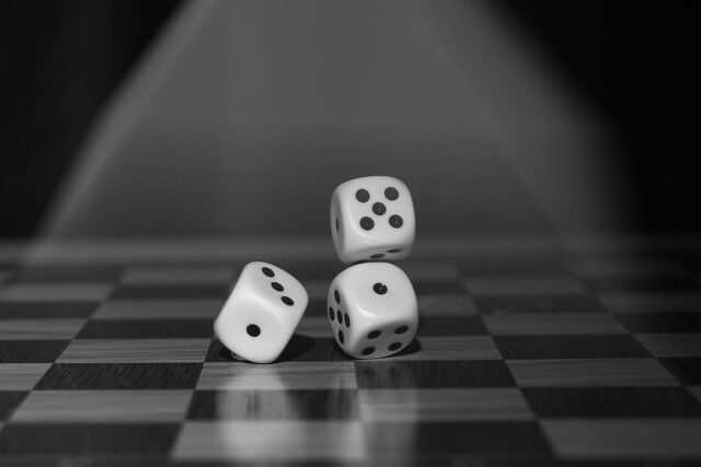 Photo by 955169 dice, game, monochrome