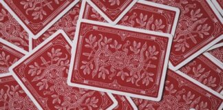 red playing cards
