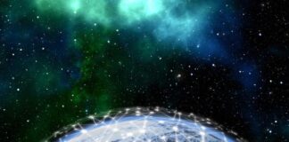network, earth, blockchain