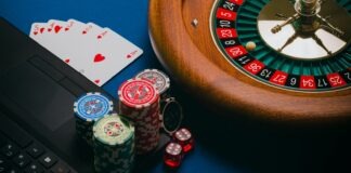 playing cards on brown wooden table