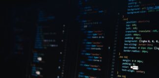 Free Lines of Code Stock Photo