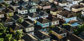 aerial photography of rural