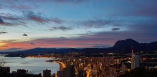 city over looking