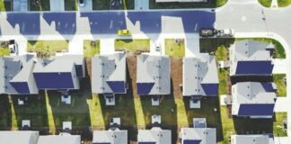 aerial photography houses
